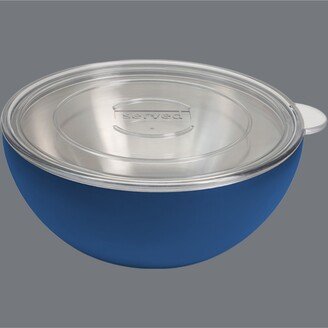 Served Vacuum-Insulated Double-Walled Copper-Lined Stainless Steel Large Serving Bowl, 0.625 Quarts