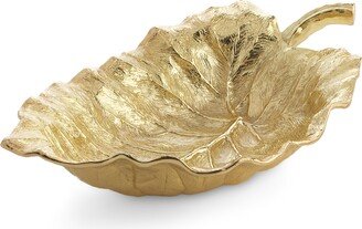 New Leaves Collection Elephant Ear Large Serving Bowl