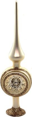 Inge Glas 10.0 Champagne Classic Reflector Tree Topper Free Stand Finial - Tree Toppers