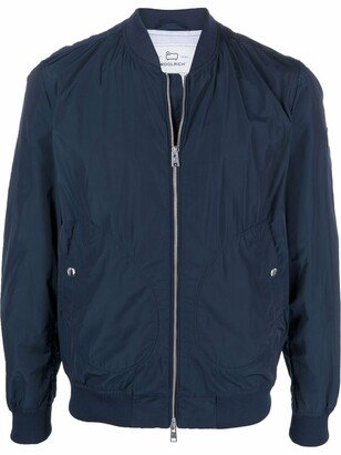 Zip-Up Bomber Jacket-AT