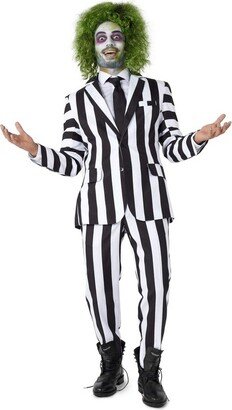 Suitmeiter Men' Party Suit - Beetlejuice Cotume - Multicolor - Size: S