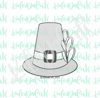 Pilgrim Hat Greenery Cookie Cutter