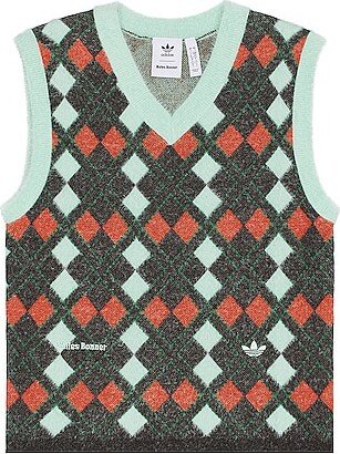 Knit Vest in Brown