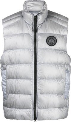 Crofton metallic quilted gilet