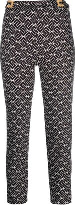 Printed Slim Trousers