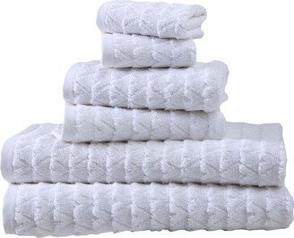 Azure Collection 6Pc Towel Set-AB