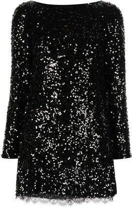 Cameron sequin-embellished mini dress