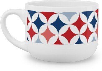 Mugs: American Diamonds - Multi Latte Mug, White, 25Oz, Multicolor