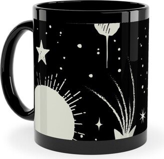 Mugs: Solar System Ceramic Mug, Black, 11Oz, Black