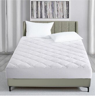 Peace Nest Rhombic Quilted Down-Alternative Mattress Pad