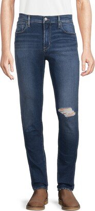 Zane High Rise Distressed Skinny Jeans