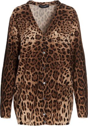 Leopard Printed Cardigan