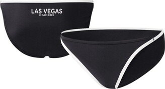 Women's G-iii 4Her by Carl Banks Black Las Vegas Raiders Play Action Bikini Bottom