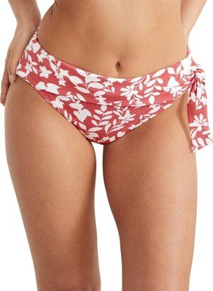 Birdsong Women's Vintage Rose Sash Fold-Over Bikini Bottom - S20237-VIROS 3XL Vintage Rose