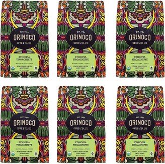 Orinoco Coffee & Tea Ltd Orinoco Coffee & Tea Coffee Ethiopian Yirgacheffe Whole Bean - Case of 6/12 oz Bags
