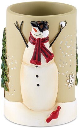 Snowman Gathering Holiday Resin Tumbler