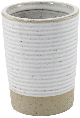 Drift Lines Textured Ribbed Ceramic Tumbler