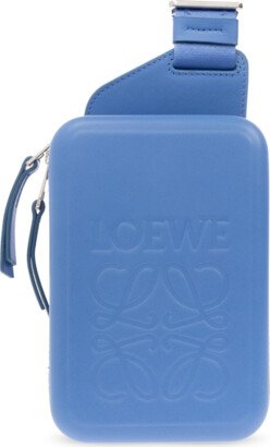 Belt Bag With Logo - Blue-AA