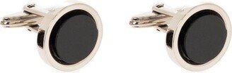 Round Shape Logo-Engraved Cufflinks