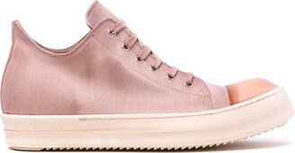 High-Top Lace-Up Canvas Sneakers