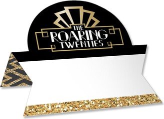 Big Dot Of Happiness Roaring 20's - Art Deco Jazz Party Buffet Table Setting Name Place Cards 24 Ct