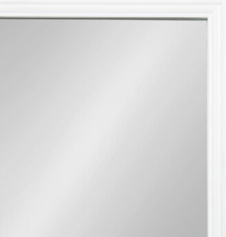 Adlynn Wall Mirror with Pocket and Pegs - White - 24x24