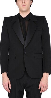 Single-Breasted Tuxedo Jacket-AC