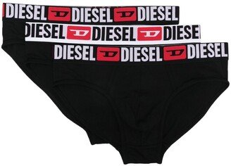 Three-Pack Logo-Print Briefs