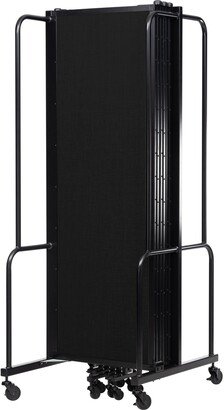 National Public Seating NPS Portable Room Divider, 6' Height, 7 Panels