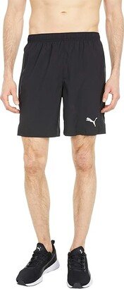 Run Favorite Woven 7 Shorts Black) Men's Clothing