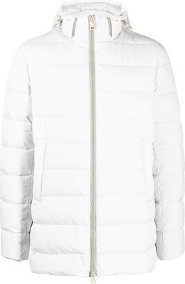 High-Neck Hooded Padded Jacket