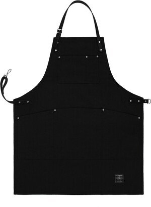 Risdon & Risdon Black Collection Original Apron With Leather Straps