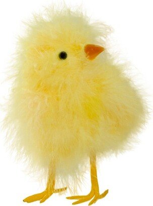 Northlight 5” Furry Chick Facing Left Spring Easter Figure - Yellow