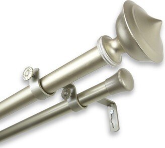 InStyleDesign Emery Adjustable Double Curtain Rod