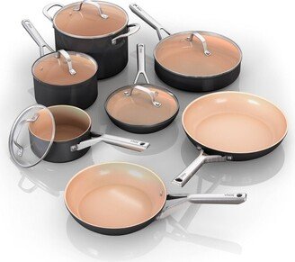 12pc Ceramic Extended Life Cookware Set