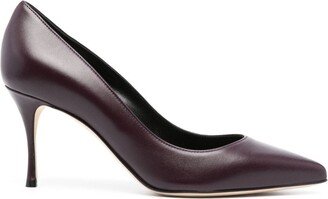 Godiva 80mm leather pumps