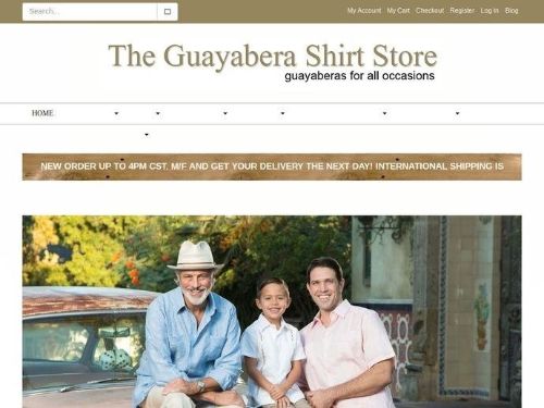 The Guayabera Shirt Store Promo Codes & Coupons