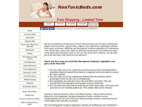 Non Toxic Beds Promo Codes & Coupons