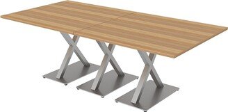 Skutchi Designs, Inc. 8 Person Rectangular Conference Table X Bases Power And Data Units