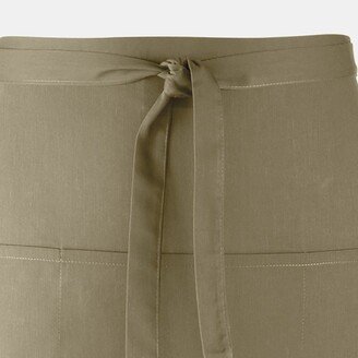 Premier Ladies/Womens Colors 3 Pocket Apron / Workwear (Olive) (One Size)