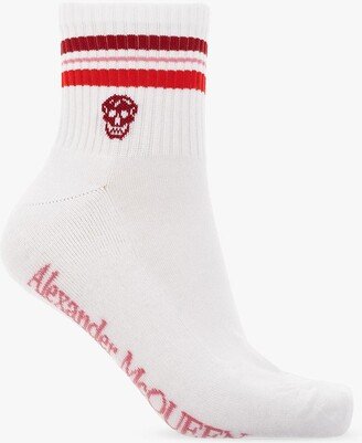 Socks With Skull Motif