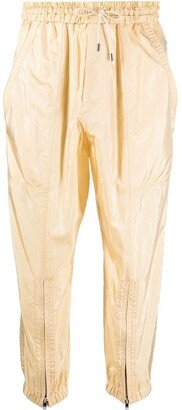 Lahore tapered cropped trousers