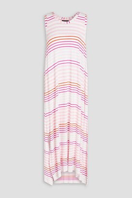 DKNY Sleepwear Striped stretch-jersey nightdress