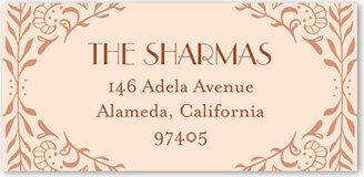 Address Labels: Wonderful Weave Address Label, Pink, Address Label, Matte