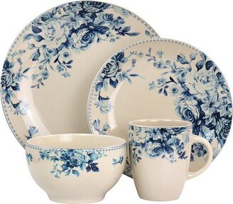 Traditional Desert Rose 16Pc Dinnerware Set