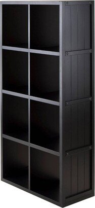 53Timothy Shelf 4X2 Slots Black