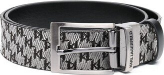 Monogram-Pattern Jacquard Belt