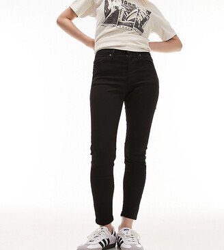 Topshop Petite Jamie jeans in black