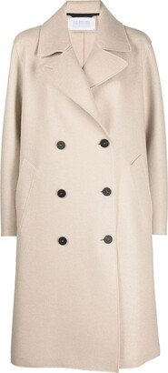 Front Double-Breasted Fastening Coat