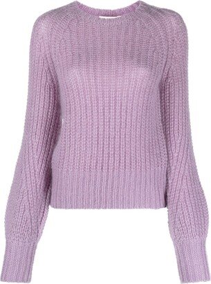 Chunky-Knit Mohair-Blend Jumper